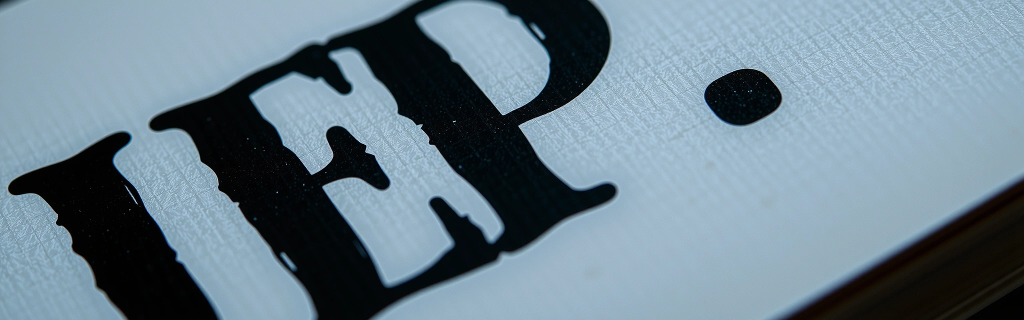 Typographic detail